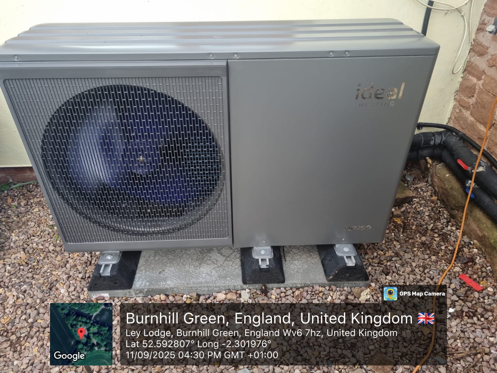 Heat pump installation completed by AP Gas & Plumbing