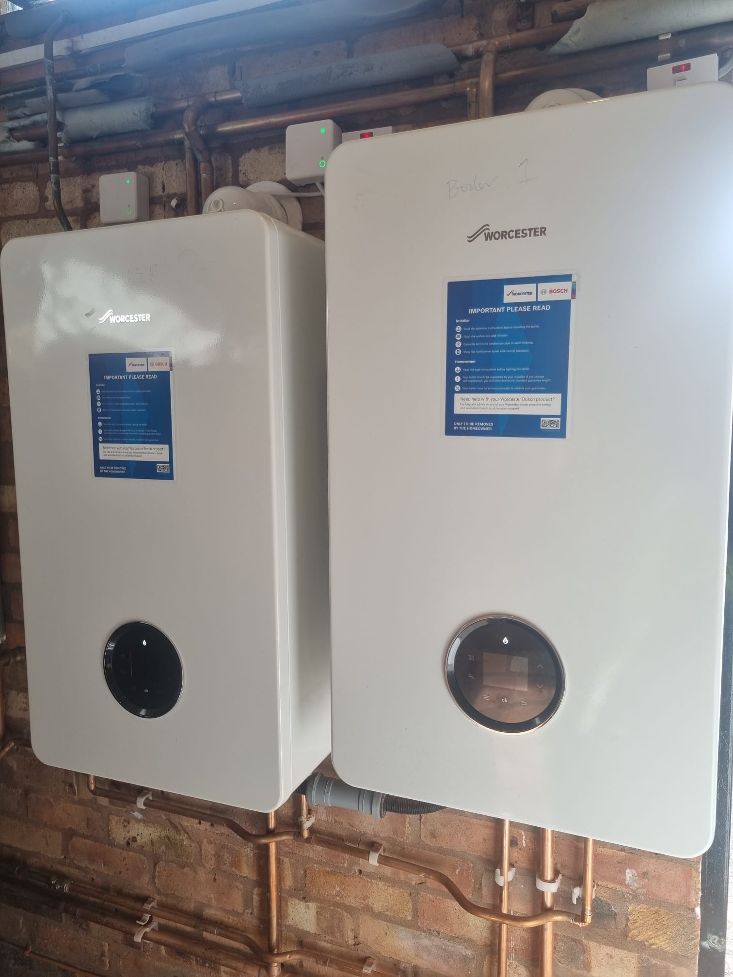 AP Gas & Plumbing real installation — West Midlands